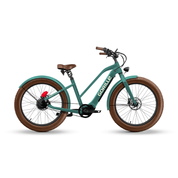 Vélo électrique non pliant Gorille Lady 2.0 Vert Vélo à assistance électrique femme Gorille LADY 2.0